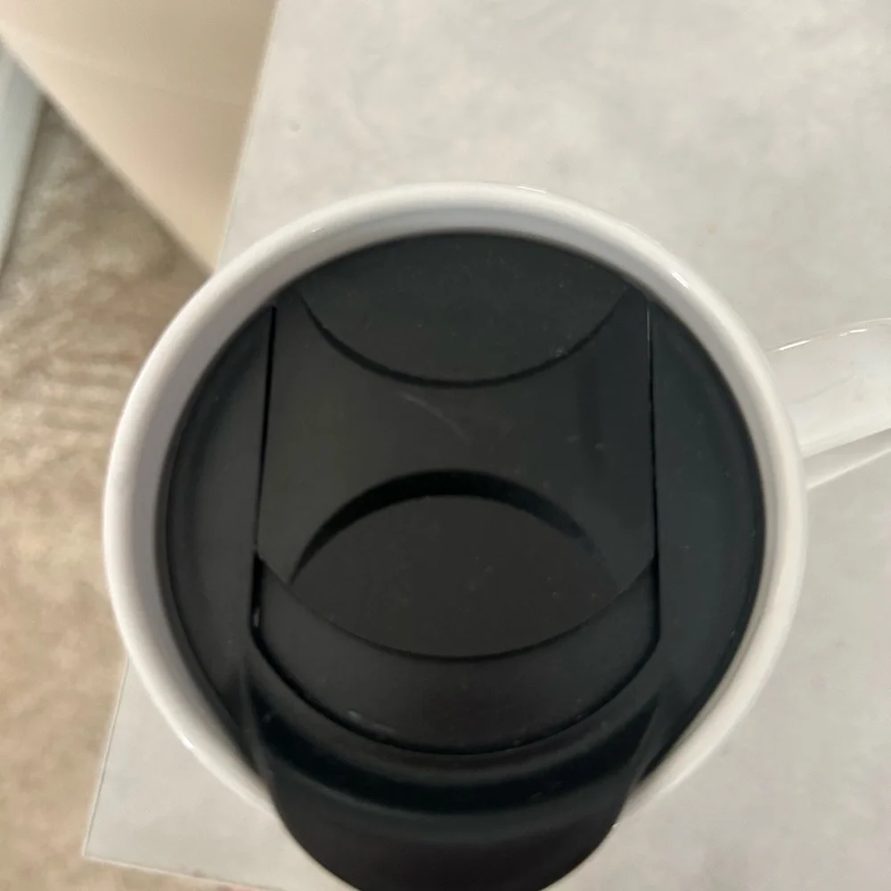 Printed Latte Mug with Lid,